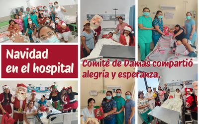 Comité de damas llevó alegría a los hospitales